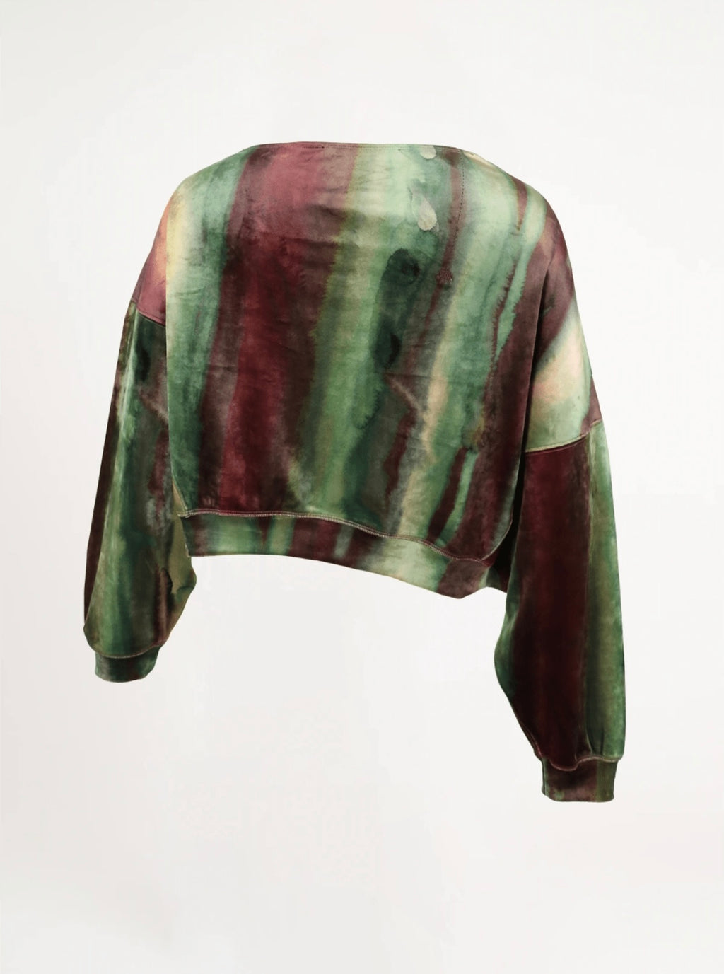 Love Joy Victory Velvet Cropped Sweatshirt Marti