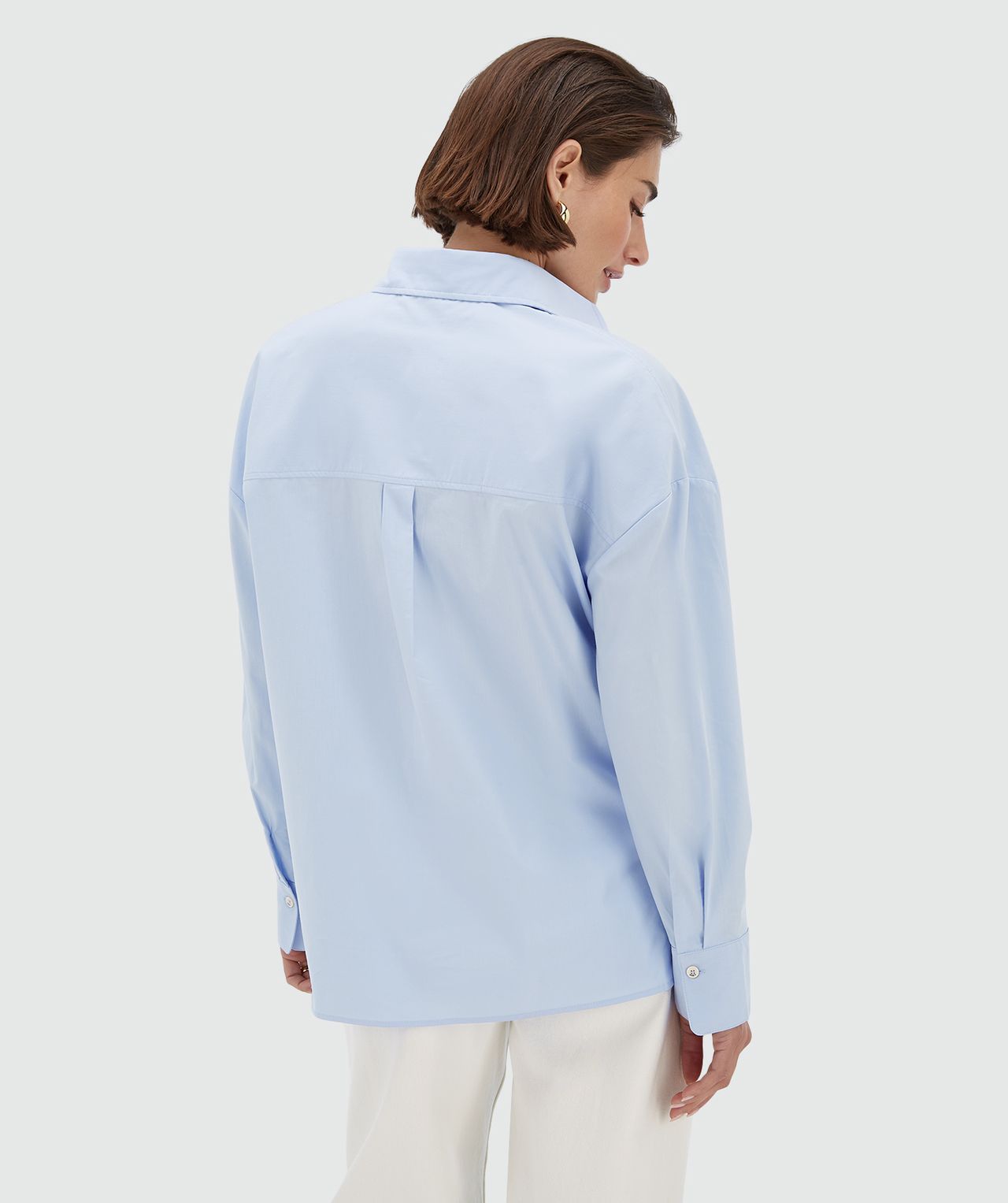 Josh V Berdina Oversized Bluse hellblau