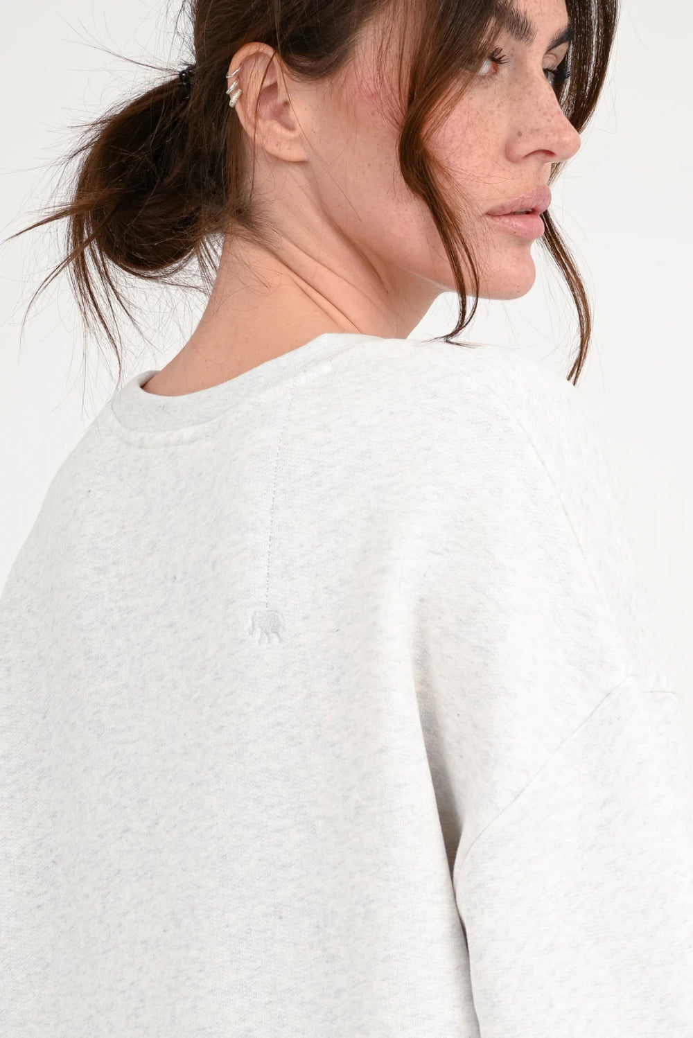 Love Joy Victory Sweatshirt Vep grau Melange