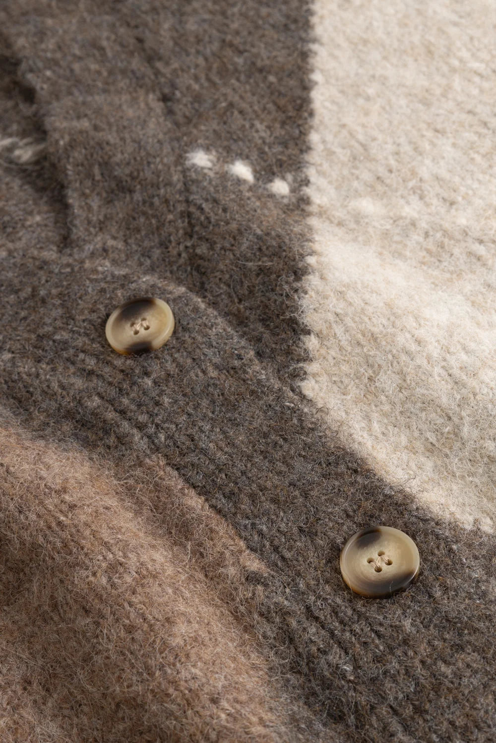 NOELLA N-LAIANA STRICKJACKE ASCHBRAUN MELANGE
