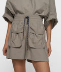 10 Days Crinkle Utility Shorts Farbe Fog
