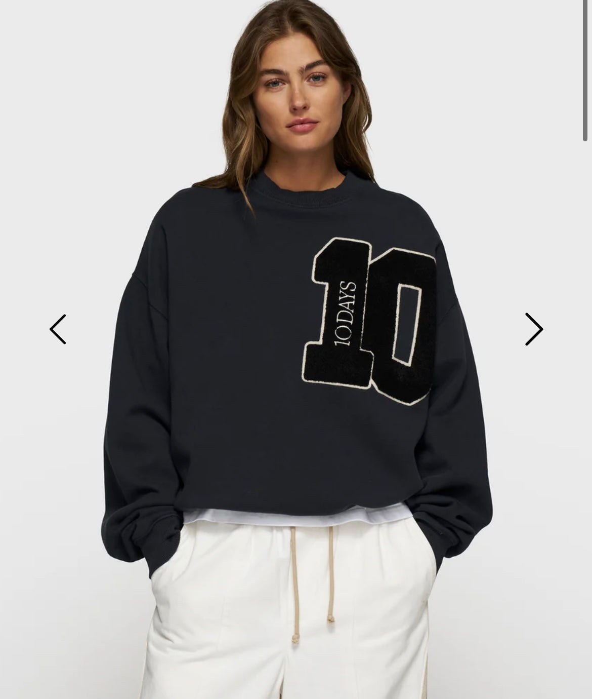 10 DAYS Baseball Sweater 10 Dark Navy