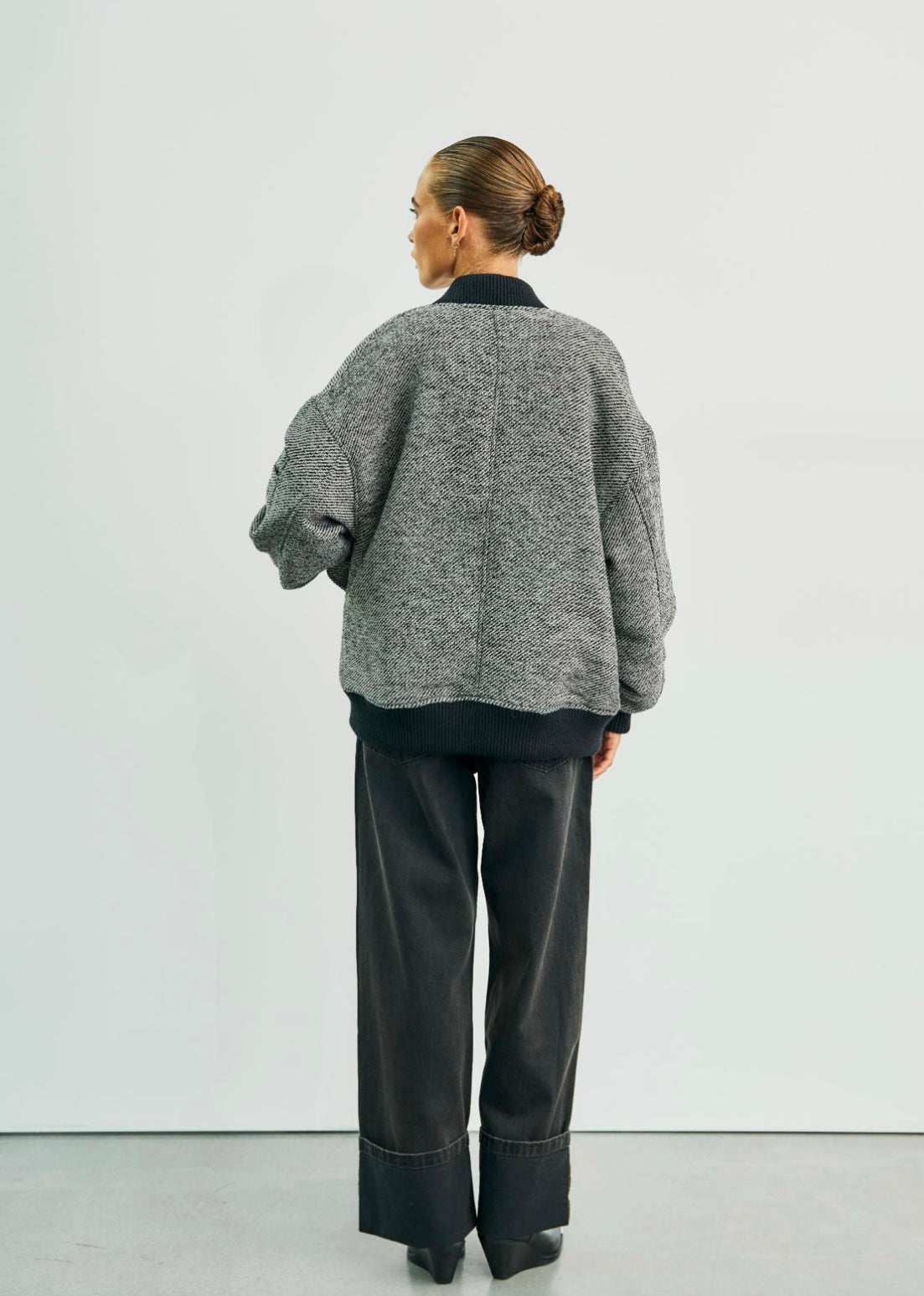 WB Withblack Kally Wool Bomber