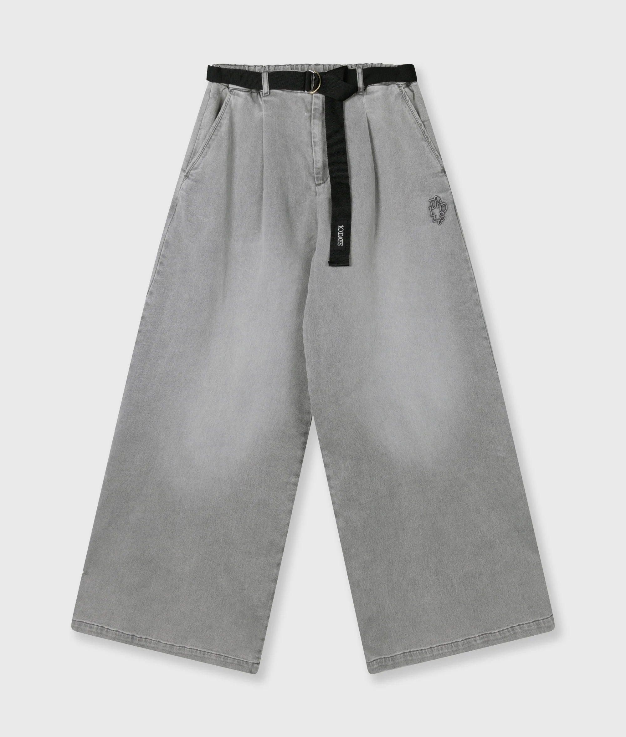 10 Days Wide Pants Jog Light Graphite ( hellgrau)
