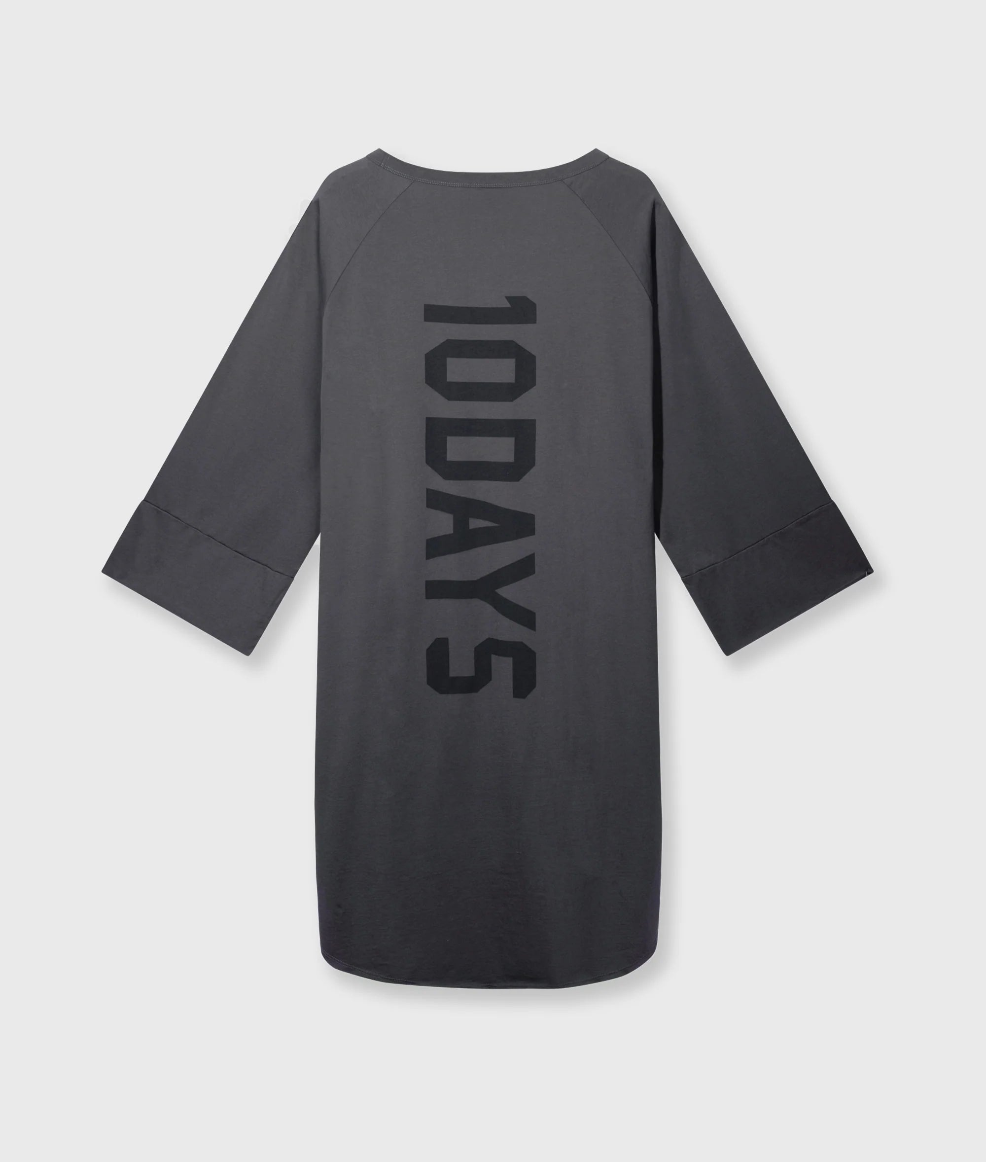 10 Days Jersey Logo Dress Steel Blue