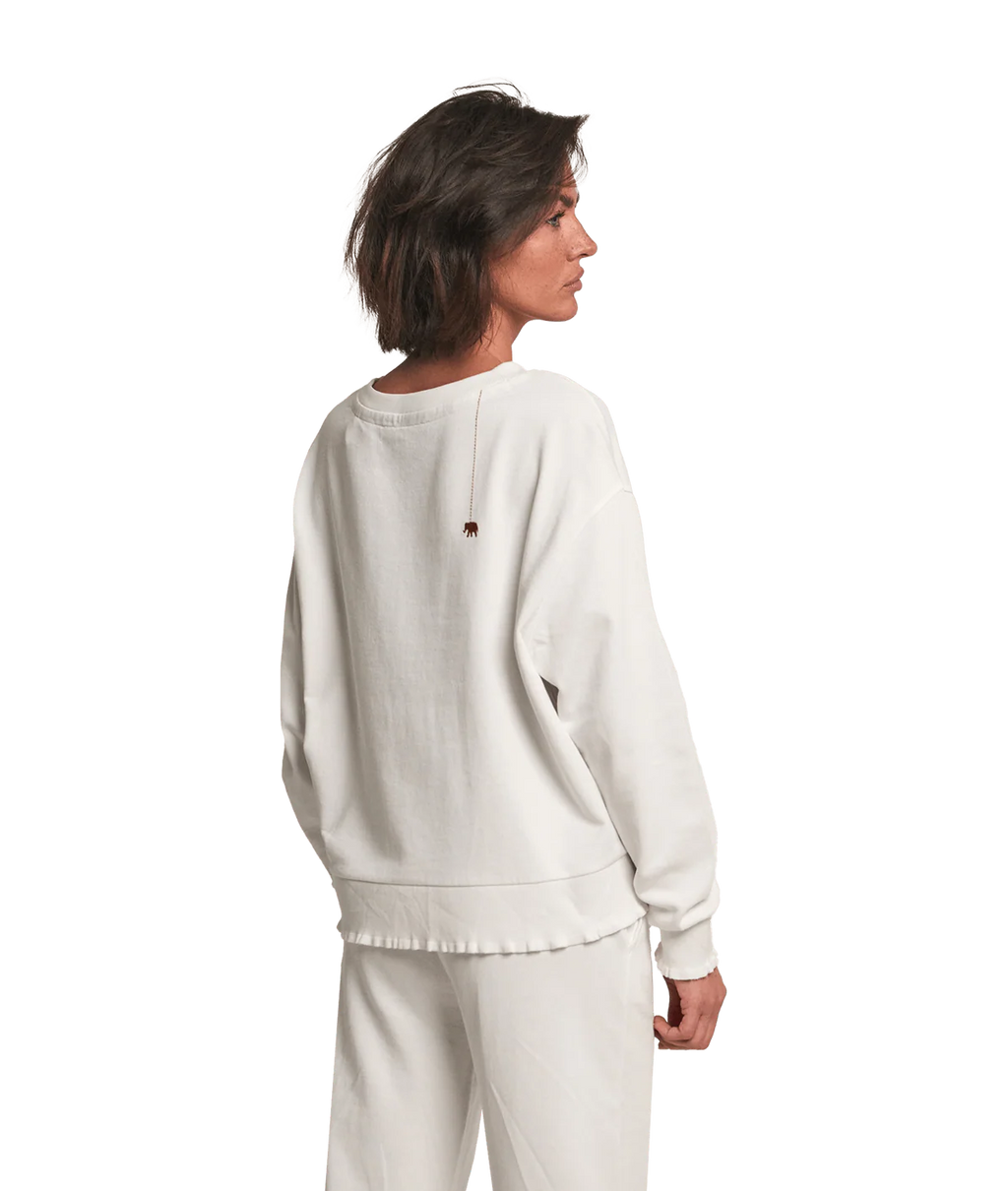 Love Joy Victory Sweatshirt Rose weiß