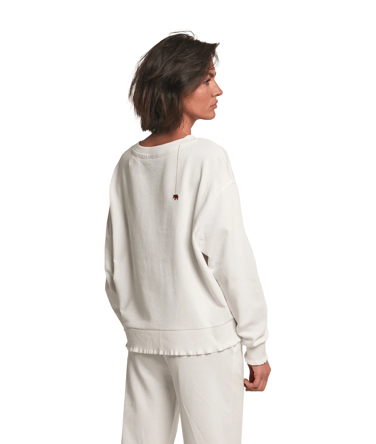 Love Joy Victory Sweatshirt Rose weiß