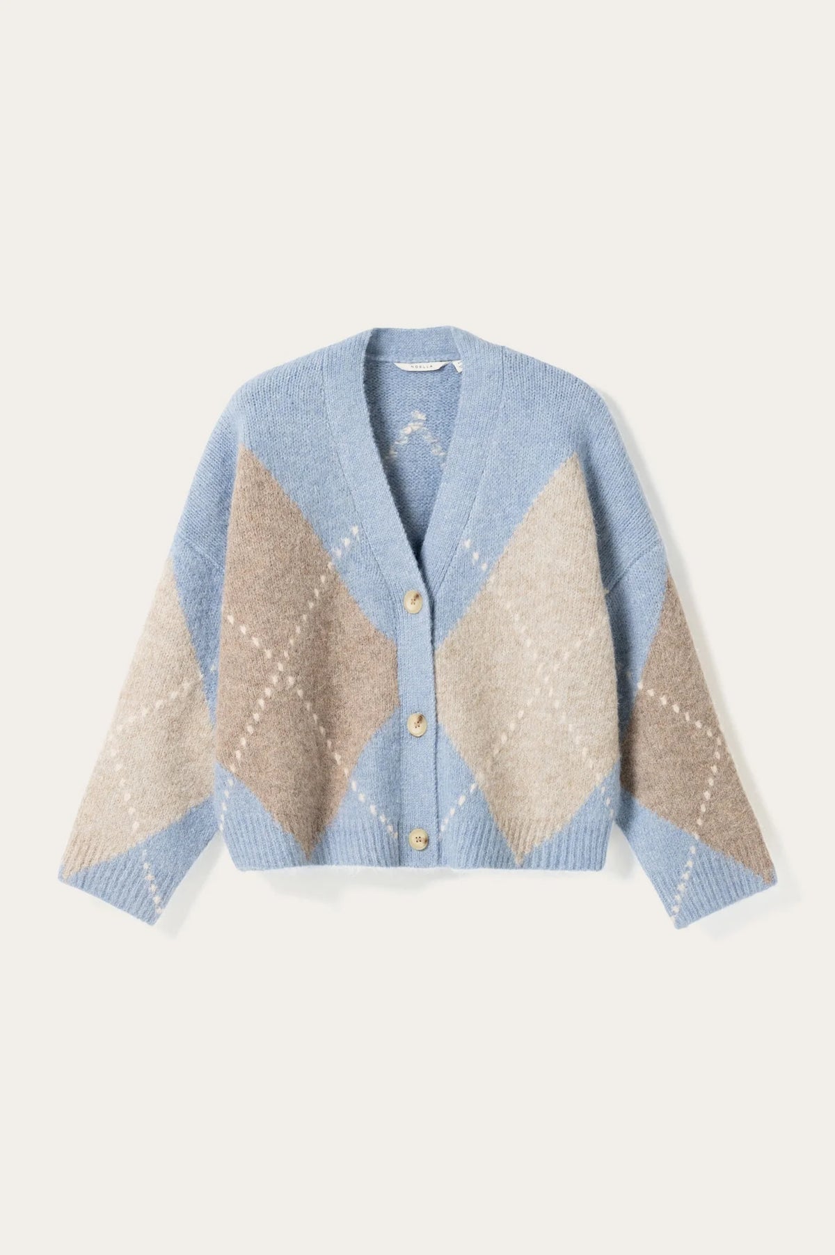 NOELLA N-LAIANA STRICKJACKE HIMMELBLAU MIX