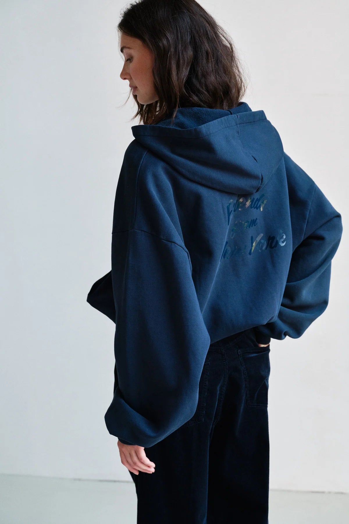 Penn&ink Jacke Navy blau mit Print (W26T1347LTD)