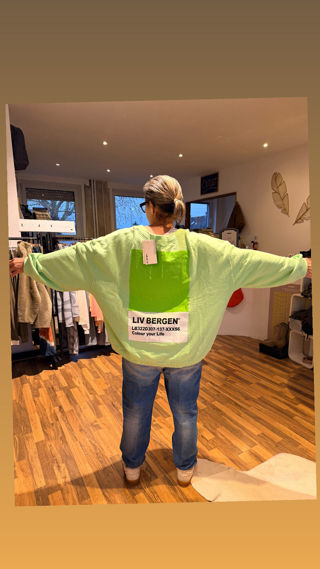 Liv Bergen Square Sweatshirt