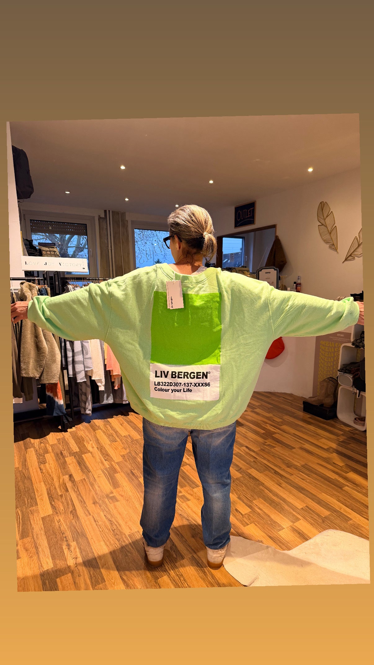 Liv Bergen Square Sweatshirt