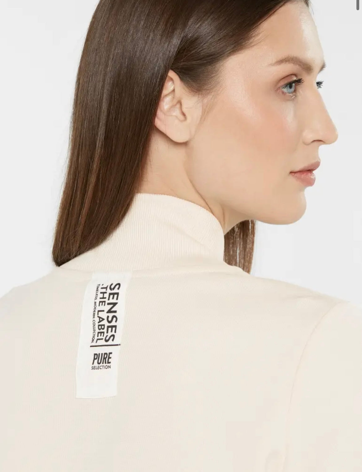 Sweatjacke im Interlock Jersey aus raw Cotton im Blouson Stil