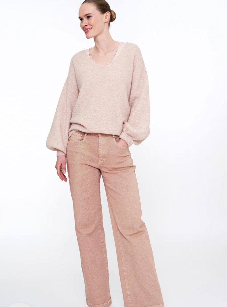 SIMPLE The Brand Deux Lt Blush Mel Pullover