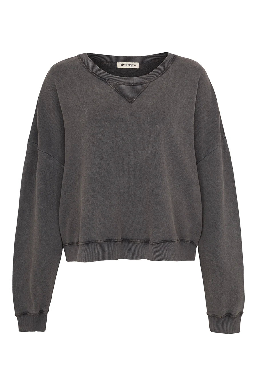 Liv Bergen Sweater QR Code schwarz