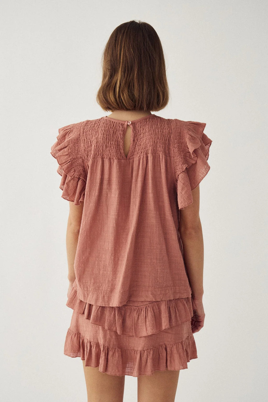 Noella N-Maura Bluse Red Clay