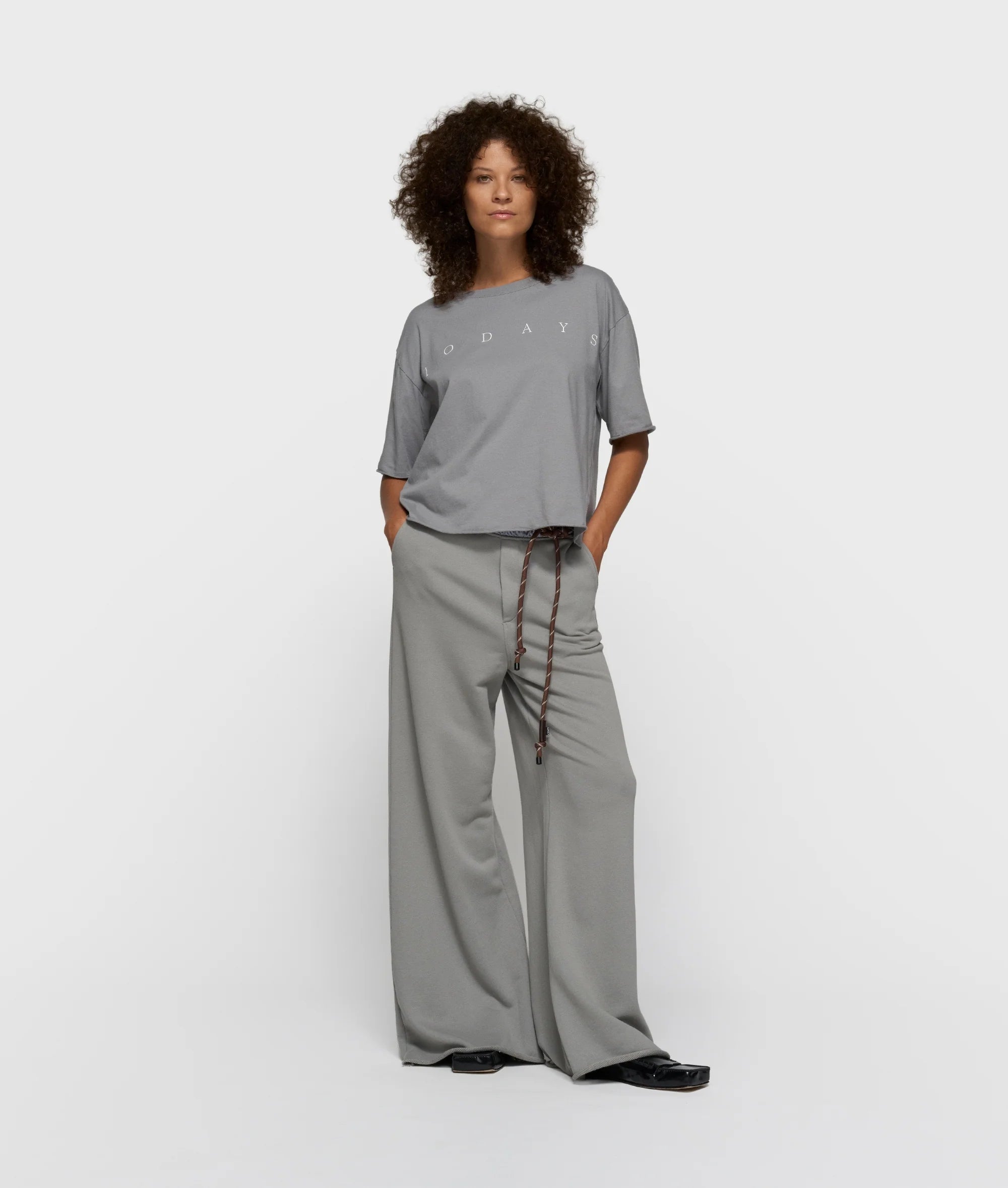 10 Days Short Sleeve Tee Logo Shirt Light graphite ( hellgrau)