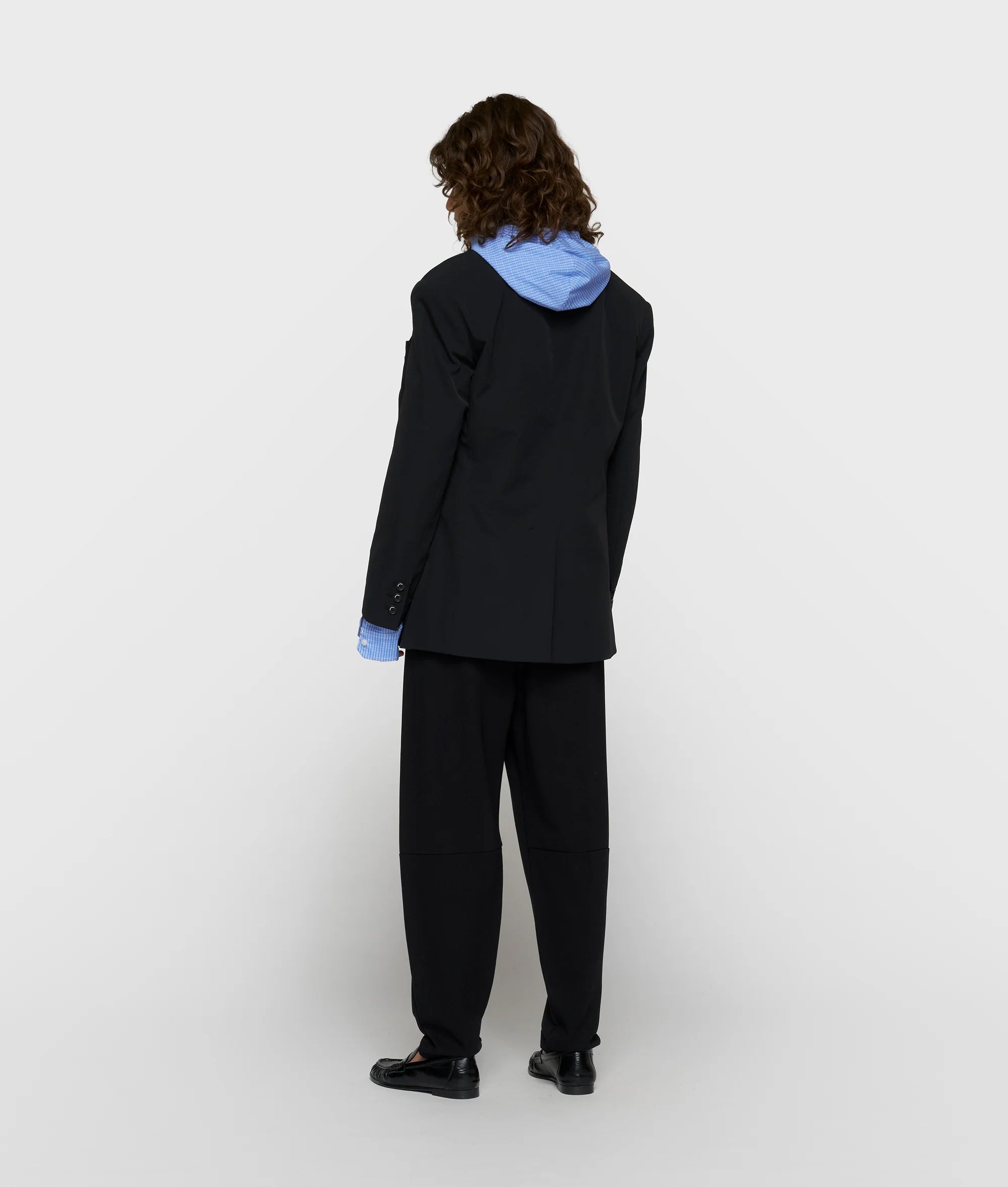 10 Days Travel Blazer mit doppeltem Ärmelaufschlag schwarz