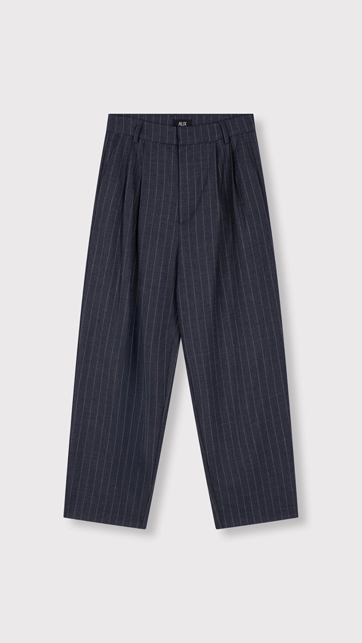 Alix The Label Big Stripe Pants Grau