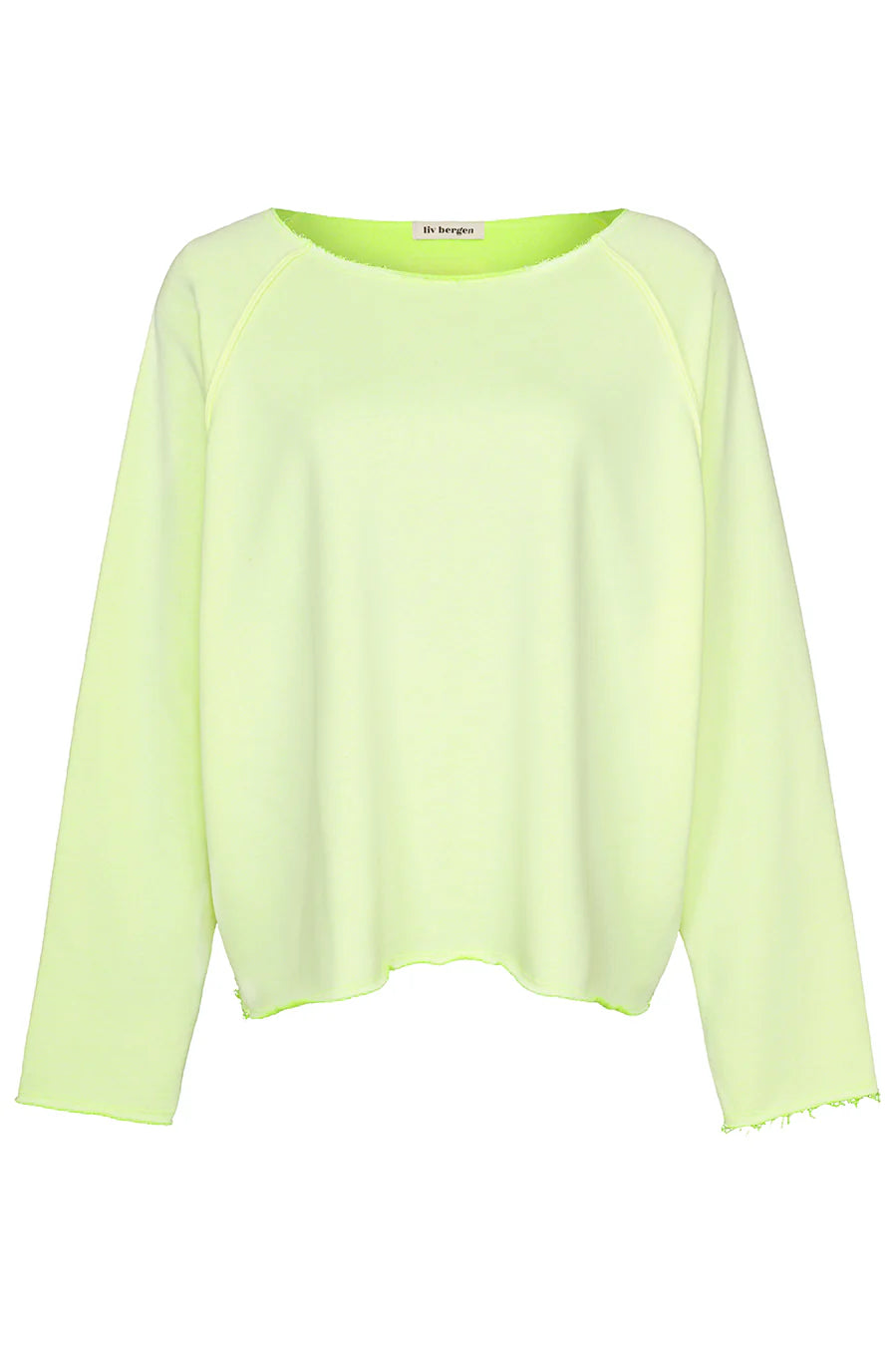 Liv Bergen Sweatshirt Fine Neongelb