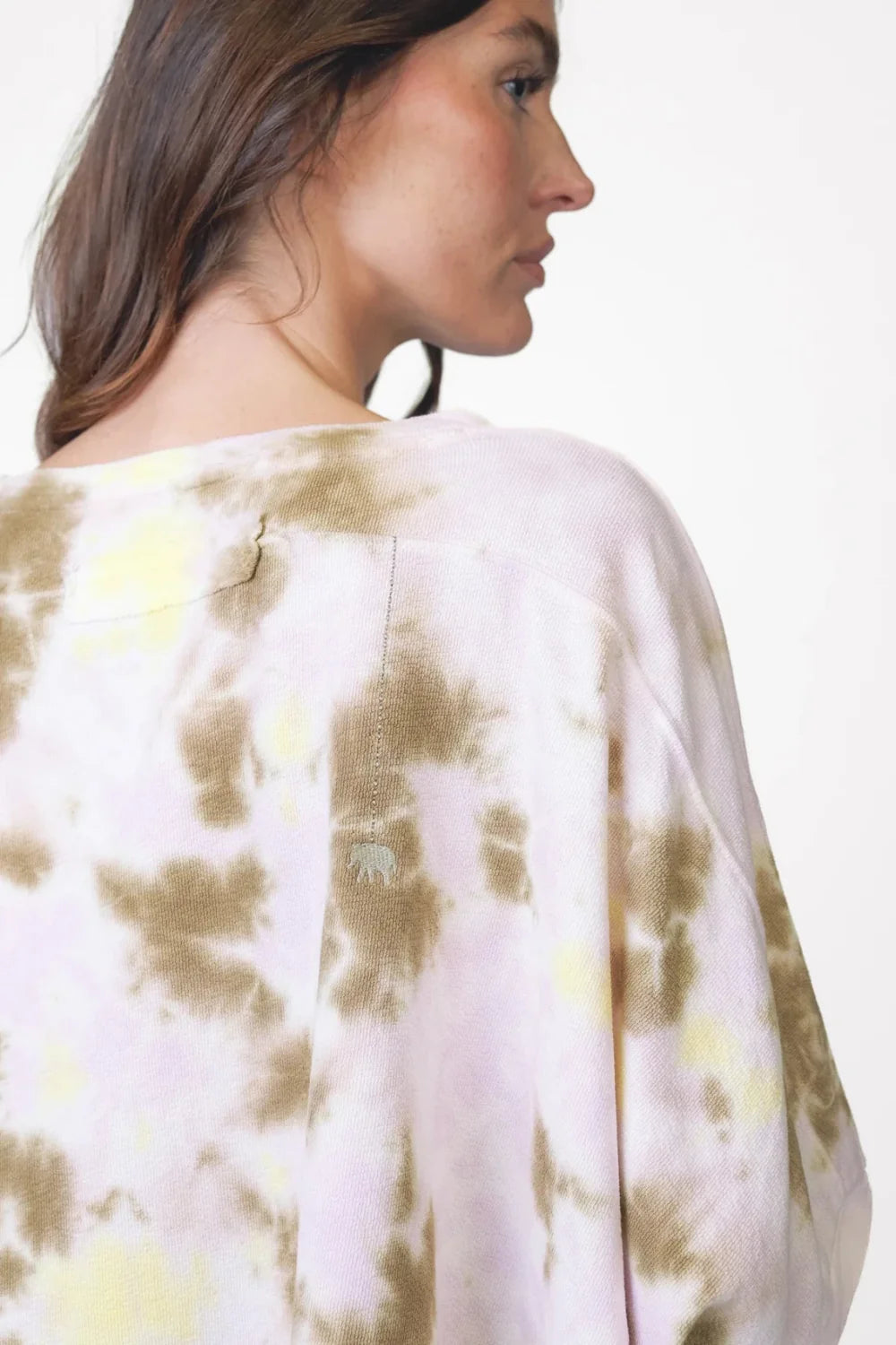 Love Joy Victory Cropped Sweatshirt Tie-Dye Driva Batik