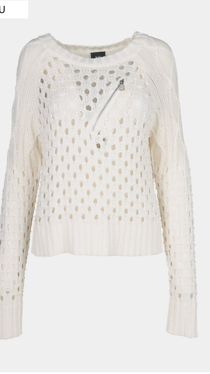 Nü Denmark Titti Strickbluse mit Lochmuster