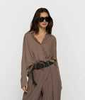 10 Days Wrap Blouse Moonrock