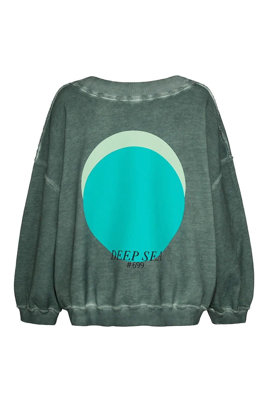 Liv Bergen Sweater Circles in Deep Sea