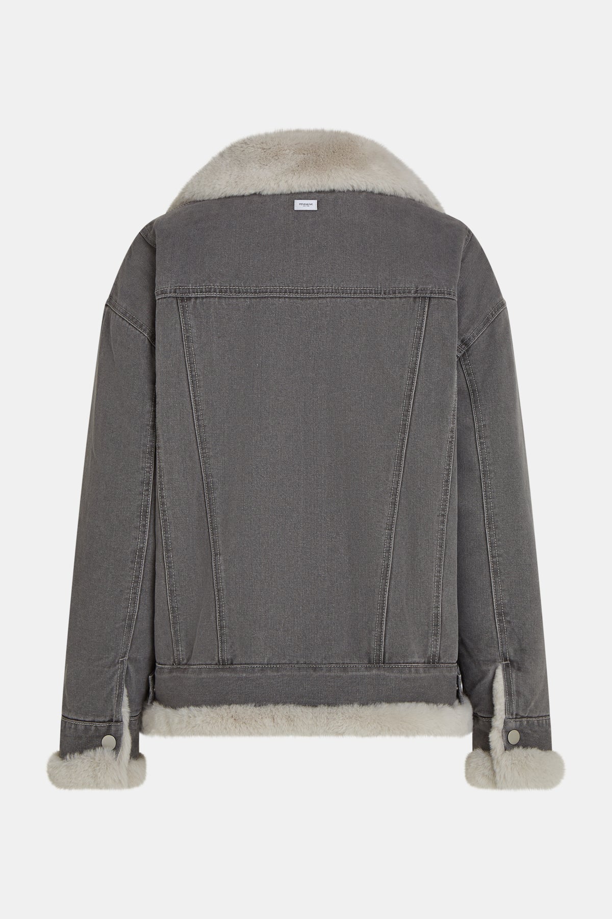 Penn&ink Trucker Jacke grau gefüttert