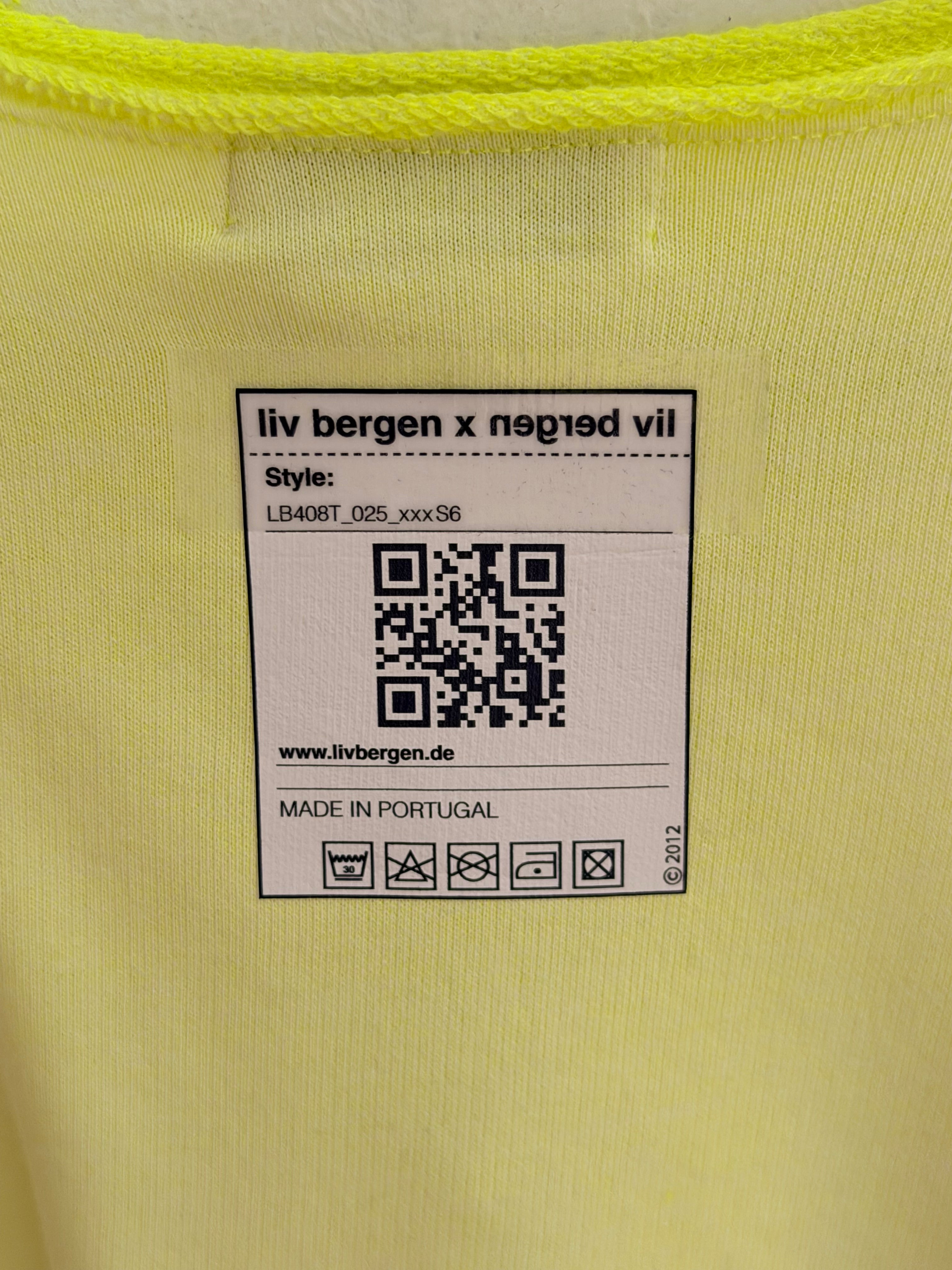 Liv Bergen Sweatshirt Fine Neongelb