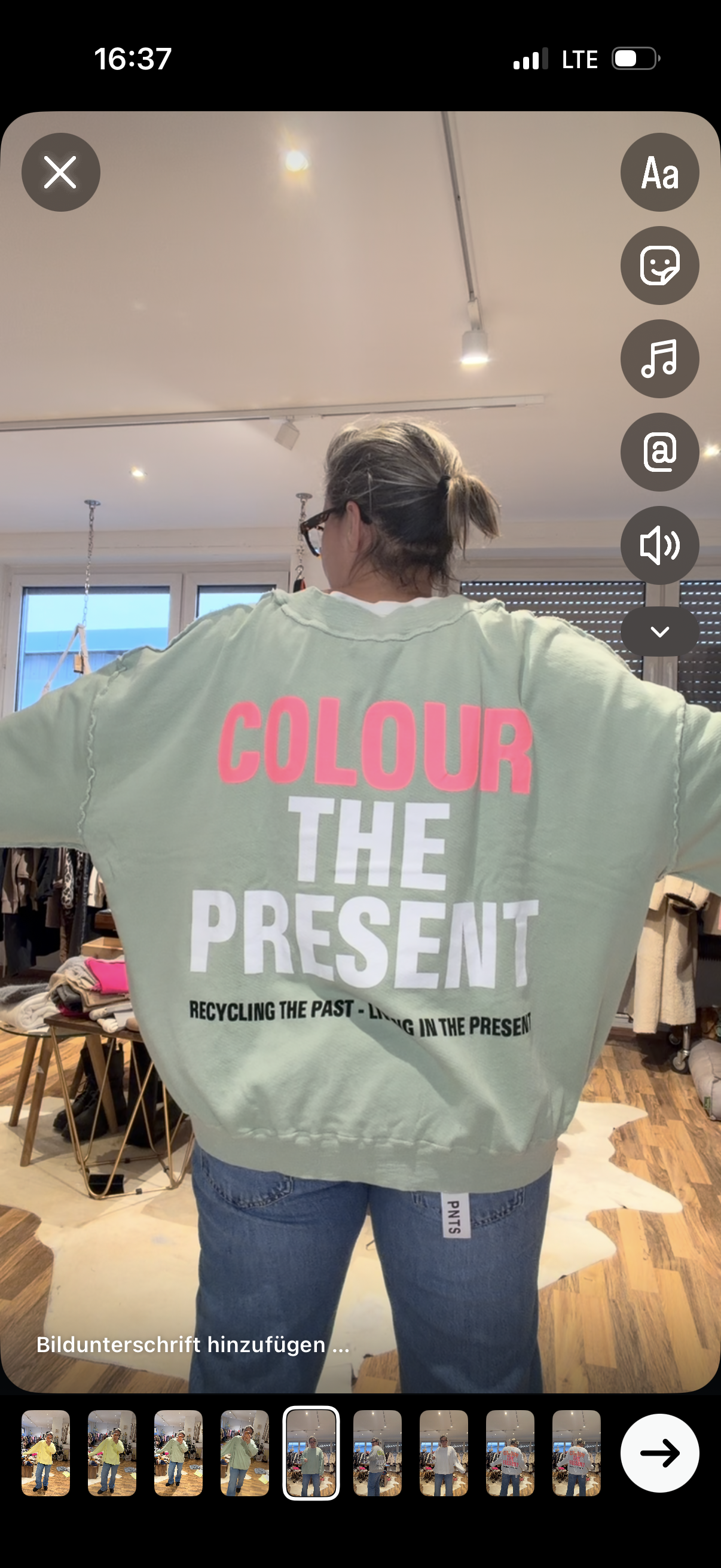 Liv Bergen Sky Organic Sweatshirt