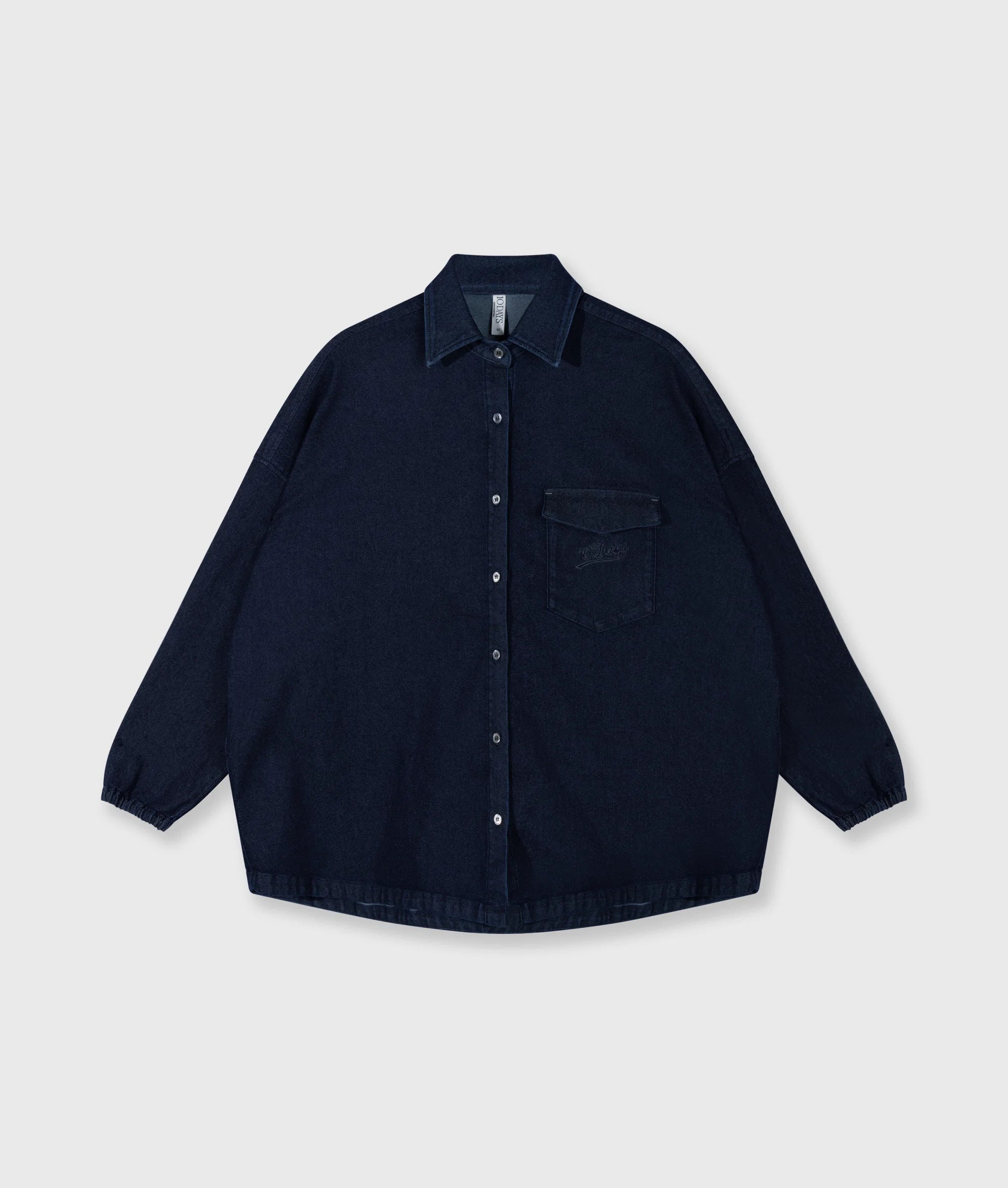10 Days Chambray Bluse dunkelblau
