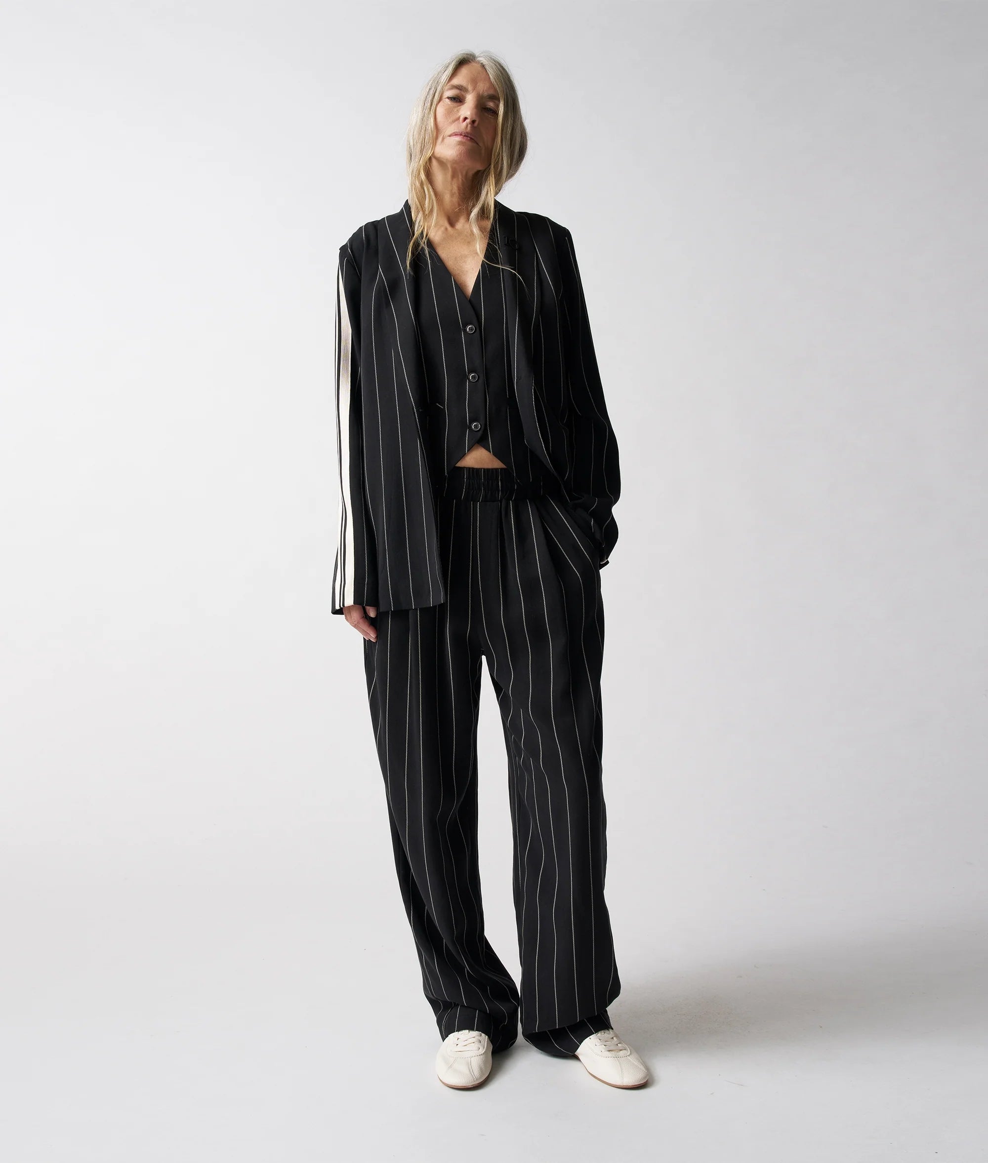 10 Days Flowy Pants Pinstripe
