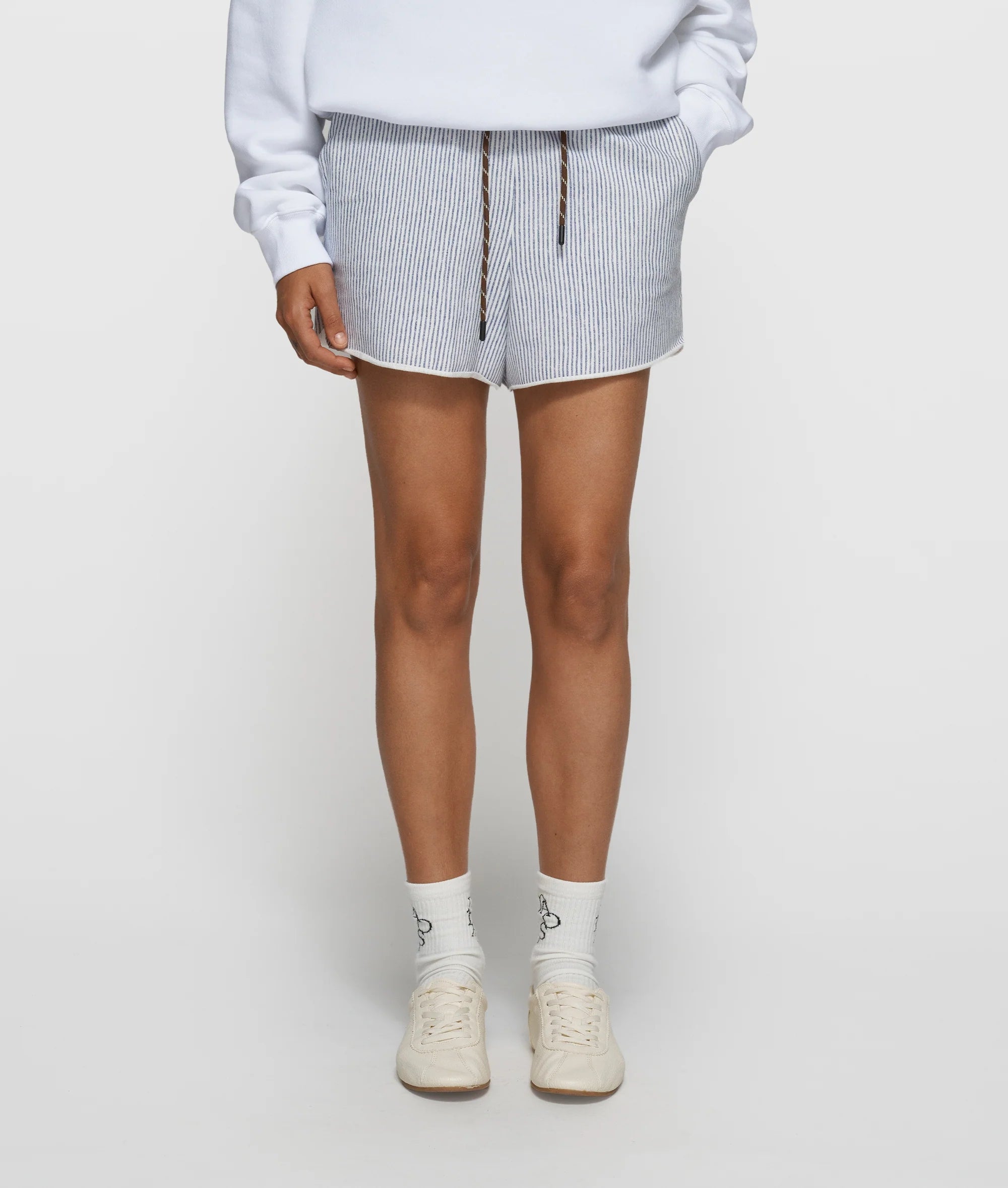 10 Days Easy Shorts Stripes blau/weiss