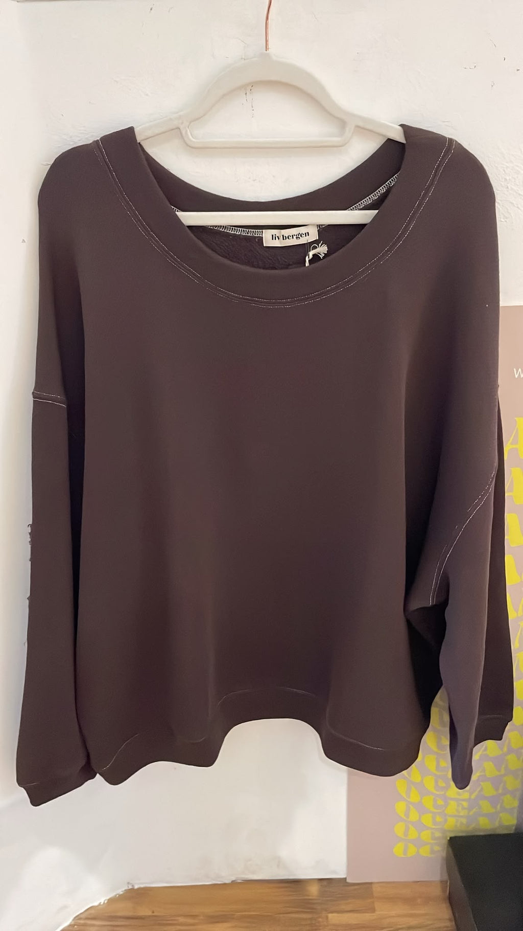 Liv Bergen Sky Voyaging Sweater Espresso