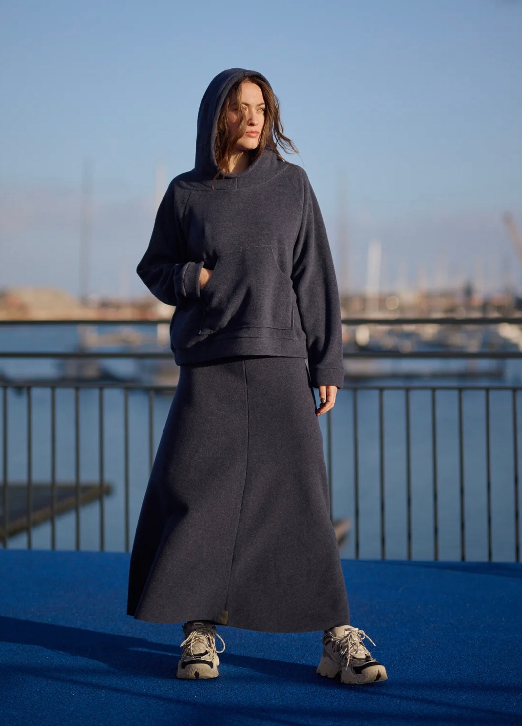 HSC Henriette Steffensen Fleece Kapuzenpullover