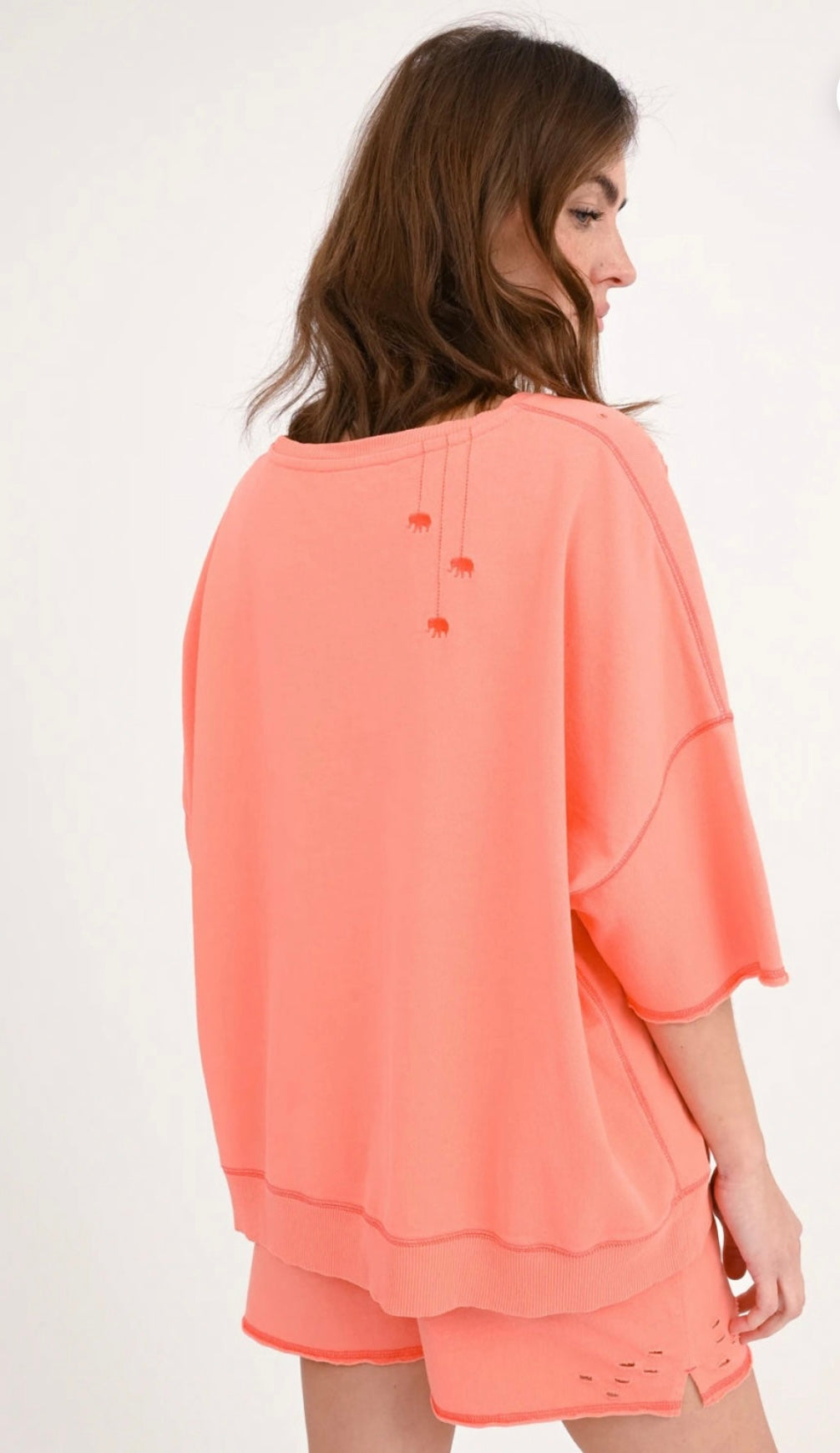 Love Joy Victory Sweatshirt Toppi Papaya