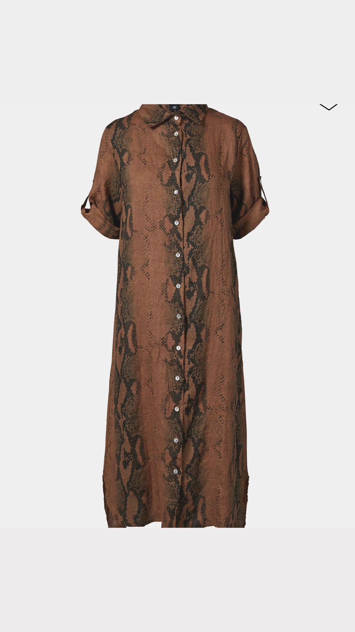 Nü Rosalil Leinenkleid