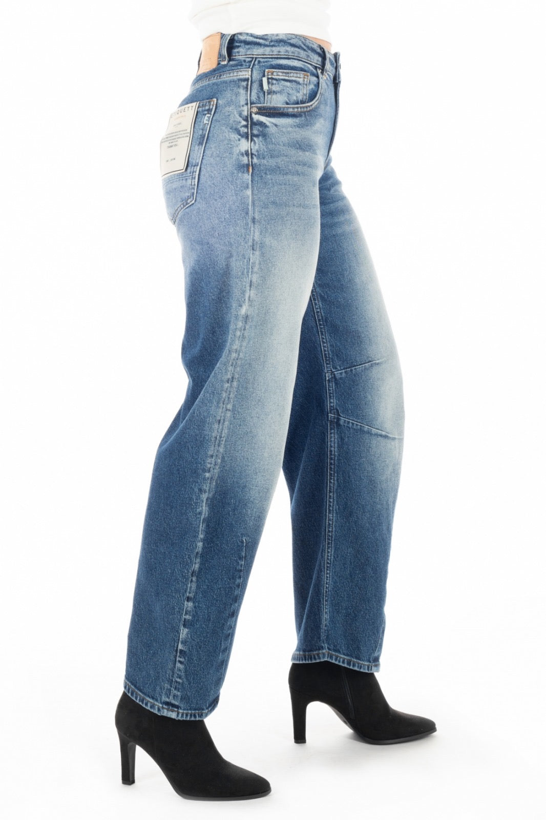 Etiquett Denim Smarty Sincerely blau