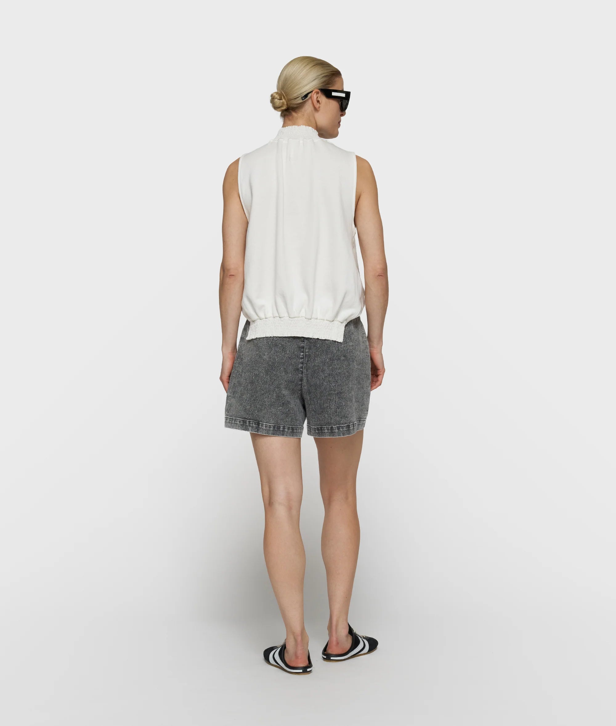 10 Days Utility Shorts Jog Denim Schwarz