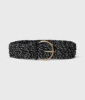 10 Days Braided Belt Gürtel Schwarz meliert