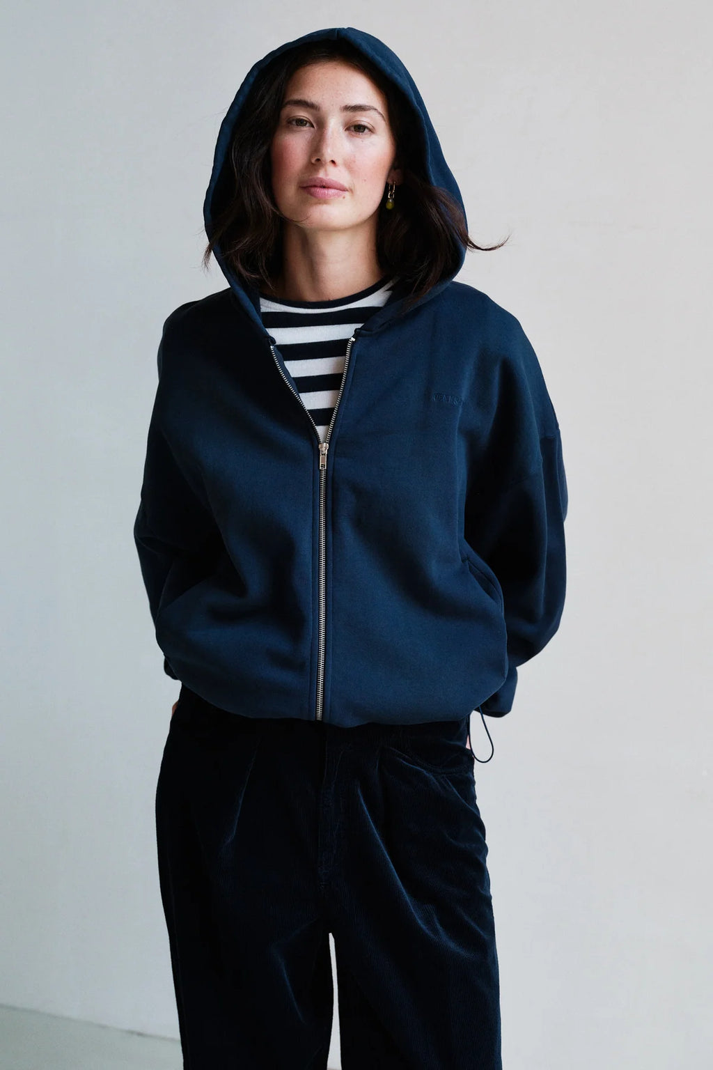 Penn&ink Jacke Navy blau mit Print (W26T1347LTD)