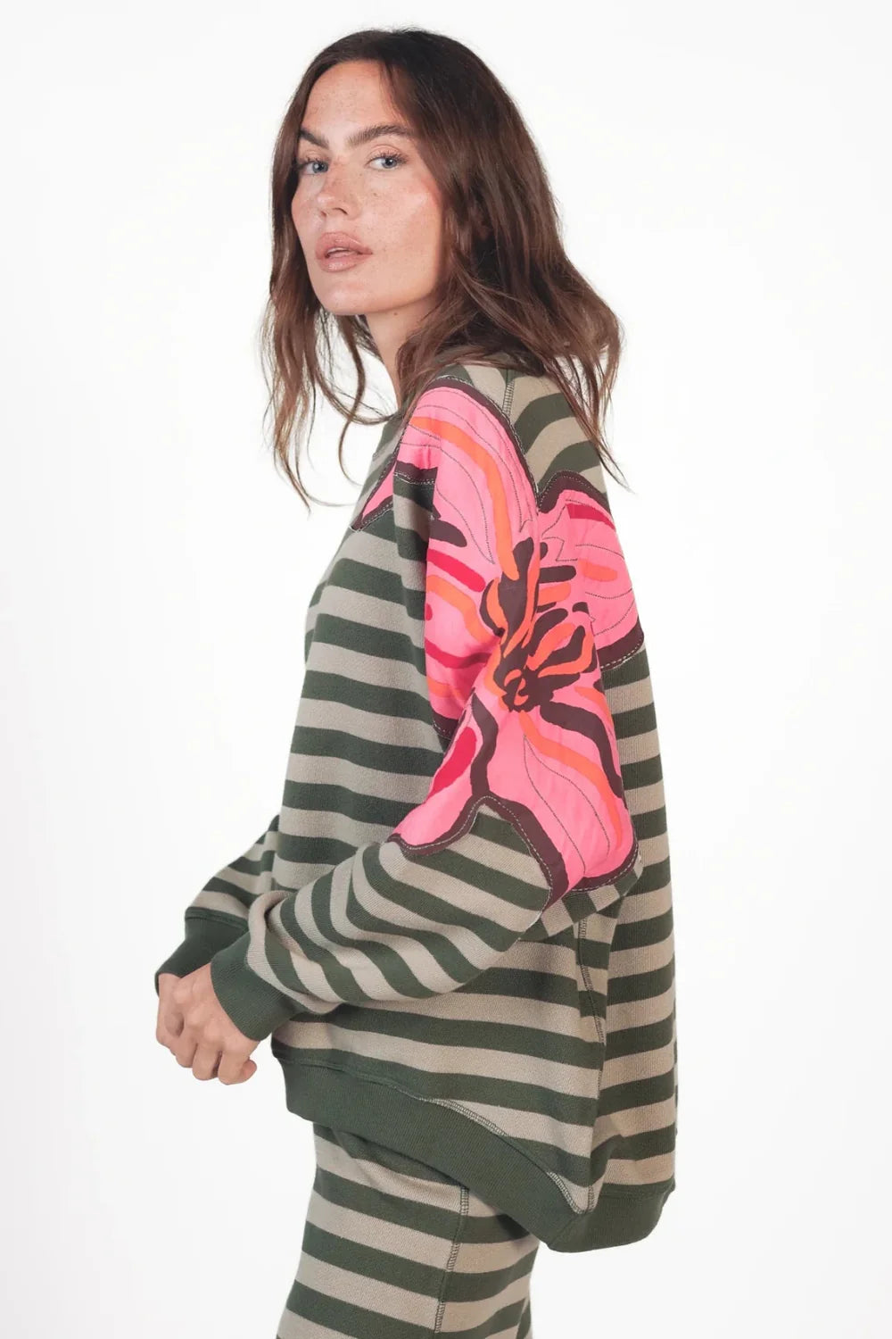 Love Joy Victory Wendbares Sweatshirt Stripes Honi