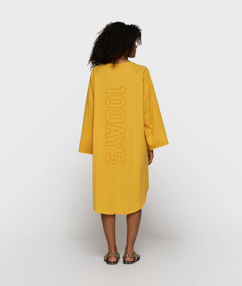 10 Days Jersey Logo Dress Mango