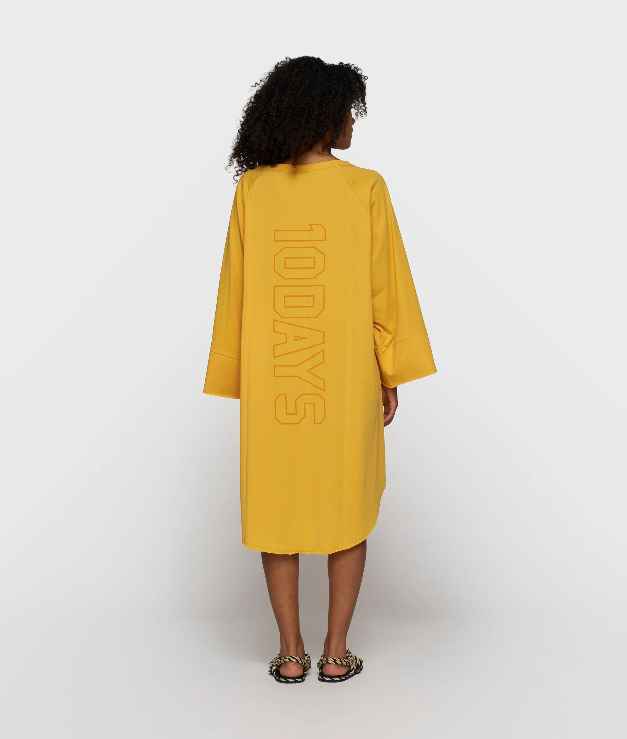 10 Days Jersey Logo Dress Mango