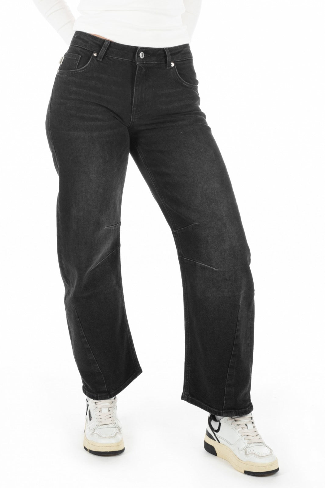 Etiquett Denim Smarty Devine ausgewaschenes schwarz