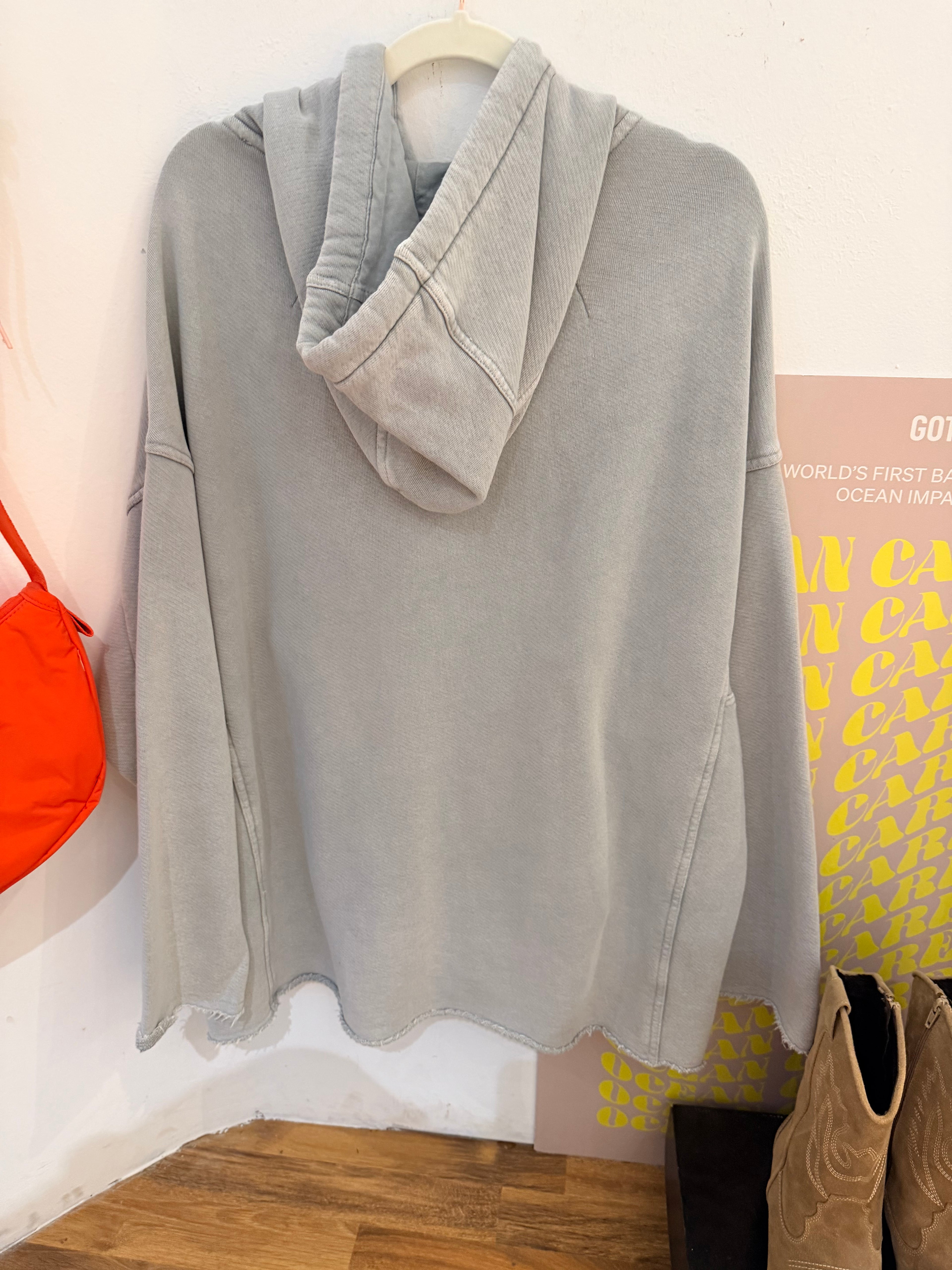 Liv Bergen Rotterdam Oversized Hoodie Stone Acid