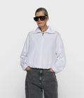 10 Days Half Zip Balloon Top weiß