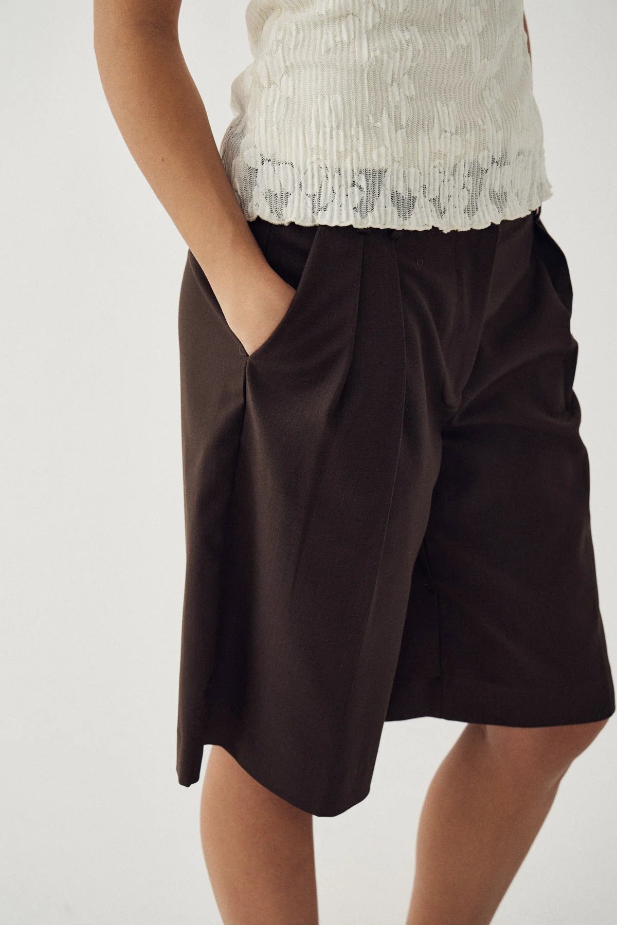 Noella N-Marcel HW Jorts Choclat Braun