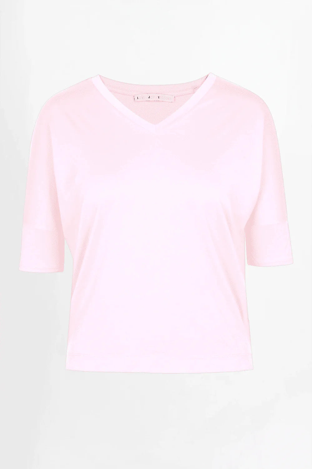 Love Joy Victory Dahlia T-Shirt in rosa oder hellblau