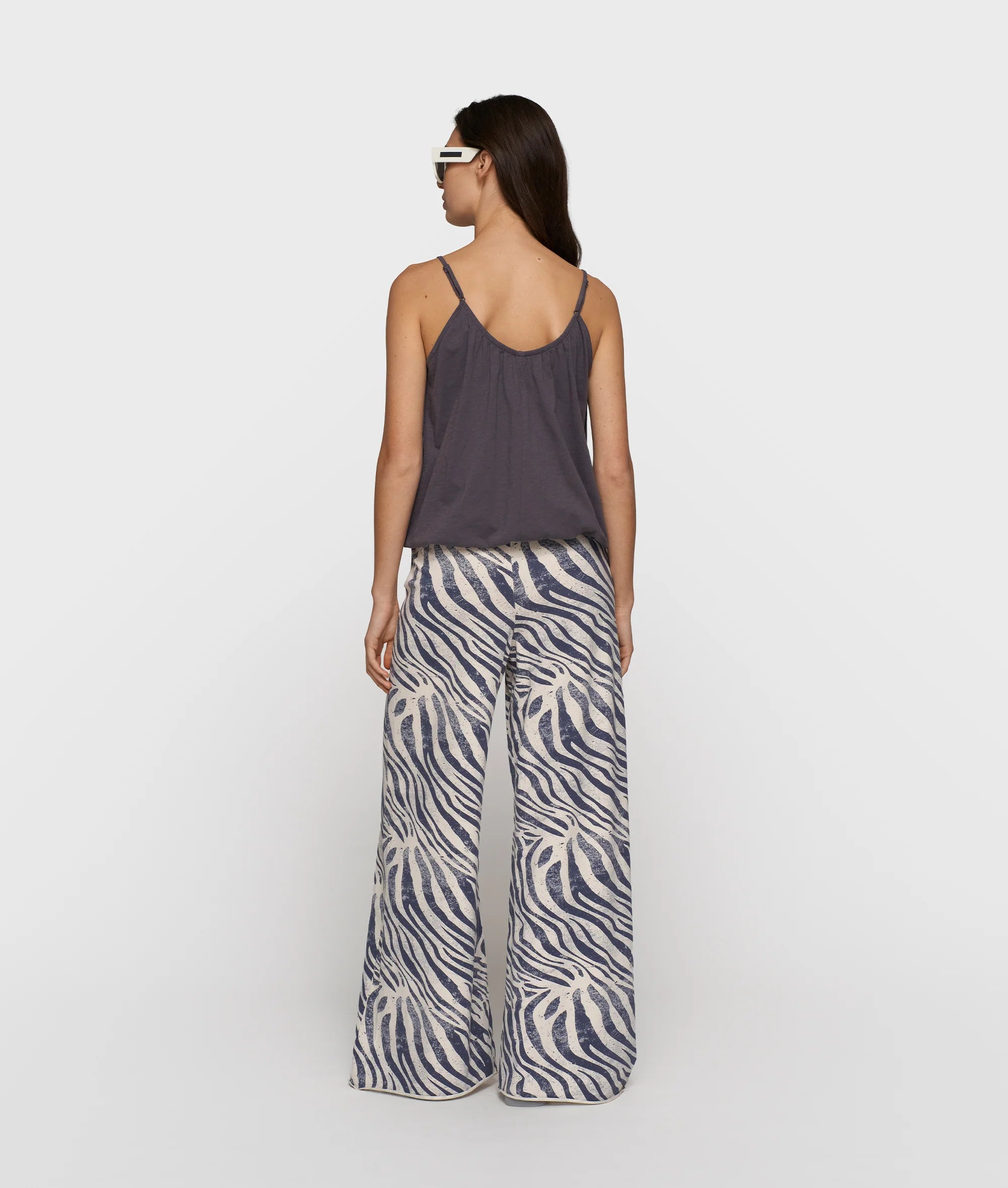 10 Days Top Gathered Neck Steelblue